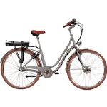 E-Bike SAXONETTE "Style Plus 2.0" E-Bikes silberfarben (silberfarben matt)