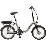 E-Bike SAXXX "Foldi Plus" E-Bikes silberfarben (silberarben matt)
