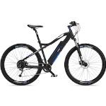 E-Bike TELEFUNKEN "M924" E-Bikes grau (anthrazit, blau) Mountainbike MTB Elektrofahrrad, Damen Herren, 27,5 29 Zoll, Pedelec
