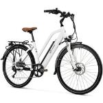 e-Bike | VARANEO Trekkingrad S Damen (25km/h, bis zu 150km) - weiß (perlmutt)