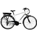 E-Bike ZÜNDAPP "Z802 Herren" E-Bikes weiß (grau, weiß) Elektro-Trekkingräder