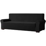 Schwarze Sofabezüge 3 Sitzer aus Samt 