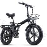 E Mountainbike 800W Elektrofahrrad 20 Zoll Ebike 48V Fat Bike 20AH 40KM/H E-MTB