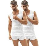 Weiße Herrenmuskelshirts & Herrenachselshirts aus Modal Größe 4 XL 2-teilig 