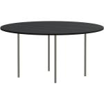 Schwarze E15 Runde Runde Tische 160 cm gebeizt aus Eiche 