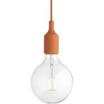 Orange Industrial LED-Pendelleuchten E27 