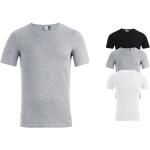 Graue Promodoro T-Shirts aus Baumwolle enganliegend für Herren Größe XXL 