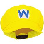 e4Hats.com Wario Waluigi Newsboy Cap aus bestickter Baumwolle, gelb, Einheitsgröße