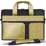 Goldene Laptoptaschen & Notebooktaschen mit Reißverschluss aus Kunstfaser 