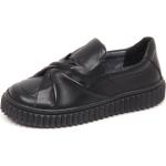 Reduzierte Schwarze Naturino Slip-on Sneaker ohne Verschluss für Kinder Größe 27 