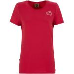 Reduzierte Rote Langärmelige E9 T-Shirts aus Baumwolle für Damen Größe L 