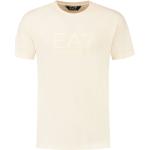 Hellrosa Unifarbene Armani EA7 Basic-Shirts aus Baumwolle für Damen 