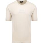 Reduzierte Beige Armani Emporio Armani T-Shirts aus Baumwolle für Herren Größe M 