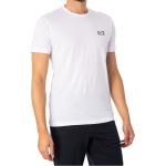 Reduzierte Weiße Armani EA7 T-Shirts aus Baumwolle für Herren 