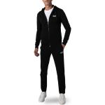 EA7 Herren Jogging-Anzug, Baumwolle, schwarz