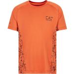 Reduzierte Rote Armani EA7 T-Shirts für Herren Größe L 