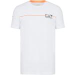 Weiße Armani EA7 T-Shirts für Herren Größe L 