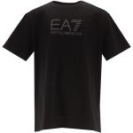 Reduzierte Schwarze Armani EA7 Kinder T-Shirts für Jungen Größe 164 
