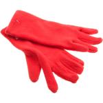 Rote earbags Herrenhandschuhe aus Fleece Größe M 