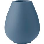 Reduzierte Blaue Skandinavische 14 cm Knabstrup Vasen & Blumenvasen 14 cm aus Keramik 