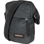 Schwarze Eastpak Authentic Umhängetaschen mit Reißverschluss mit Außentaschen 