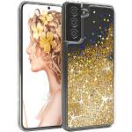 Goldene Sterne Samsung Galaxy S21 5G Hüllen Art: Soft Cases durchsichtig aus Silikon stoßfest 