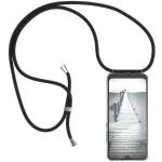 Silberne Xiaomi Mi A3 Hüllen Art: Handyketten durchsichtig aus Silikon mit Band 