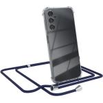 Marineblaue Samsung Galaxy A14 Hüllen Art: Handyketten aus Silikon mit Band 