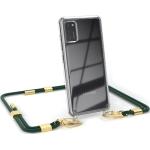 Grüne Samsung Galaxy A41 Hüllen Art: Handyketten durchsichtig aus Silikon mit Band 