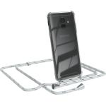 Silberne Samsung Galaxy A6 Hüllen Art: Handyketten aus Silikon mit Band 