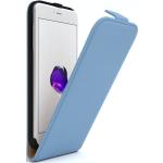 Hellblaue iPhone 8 Hüllen Art: Flip Cases aus Kunstleder klappbar 