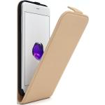 Hellbraune iPhone 7 Plus Hüllen Art: Flip Cases aus Kunstleder klappbar 