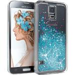 Reduzierte Blaue Samsung Galaxy S5 Cases durchsichtig mit Knopf aus Silikon kratzfest 