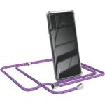 Violette Huawei P30 Lite Hüllen Art: Handyketten durchsichtig aus Silikon 