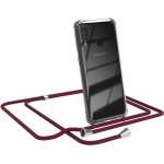 Bordeauxrote Samsung Galaxy A20e Hüllen Art: Handyketten durchsichtig aus Silikon 