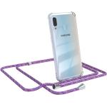 Violette Samsung Galaxy A20e Hüllen Art: Handyketten durchsichtig aus Silikon 