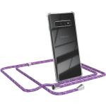 Violette Samsung Galaxy S10+ Hüllen Art: Handyketten durchsichtig aus Silikon 