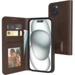 Braune iPhone 15 Hüllen Art: Flip Cases aus Silikon klappbar 