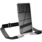 Silberne Samsung Galaxy A52 Hüllen Art: Handyketten durchsichtig aus Kunststoff 
