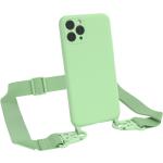 Hellgrüne iPhone 11 Pro Hüllen Art: Handyketten aus Silikon mit Band 