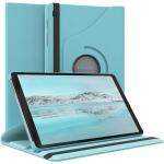Hellblaue Samsung Galaxy Tab A7 Hüllen Art: Flip Cases aus Kunstleder 