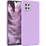 Lavendelfarbene Samsung Galaxy A42 5G Cases aus Silikon kratzfest 