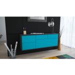 Ebern Designs TV-Lowboard Dontrell blau