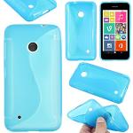 Blaue Elegante Nokia Lumia 530 Cases mit Bildern mit Knopf aus Silikon 