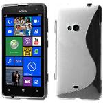 Elegante Nokia Lumia 625 Cases mit Bildern mit Knopf aus Silikon 