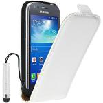 Weiße Samsung Galaxy Ace Cases mit Bildern mit Knopf aus PU mini 