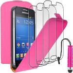 Pinke Samsung Galaxy Trend Lite Cases mit Bildern mit Knopf aus PU 