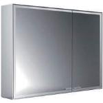 Silberne Emco Bad Hängeschränke aus Glas mit Schublade Breite 50-100cm, Höhe 50-100cm, Tiefe 50-100cm 