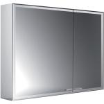 Silberne Emco Bad Hängeschränke aus Glas mit Schublade Breite 50-100cm, Höhe 50-100cm, Tiefe 50-100cm 