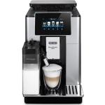 Silberne DeLonghi Kaffeevollautomaten mit Kaffeemühle 